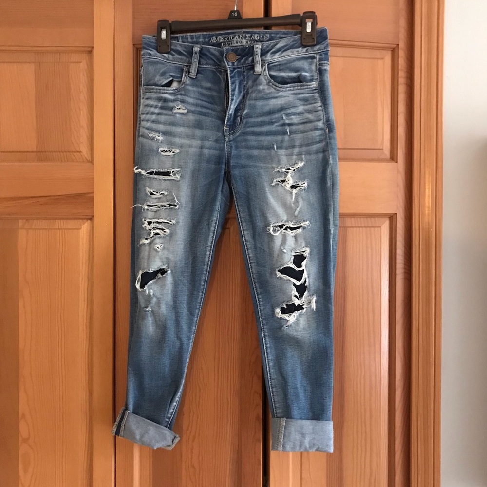 American Eagle Super Stretch - Hi-Rise jegging crop